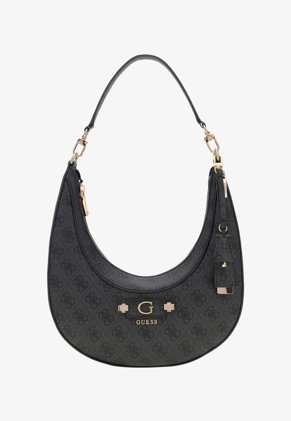 Guess LINDSEY HOBO TASCHE - Handbag - dunkelgrau