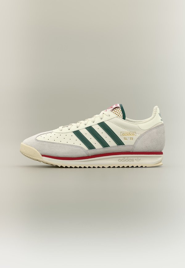 adidas Originals SL 72 RS UNISEX - Trainers - off white/collegiate green/crystal white