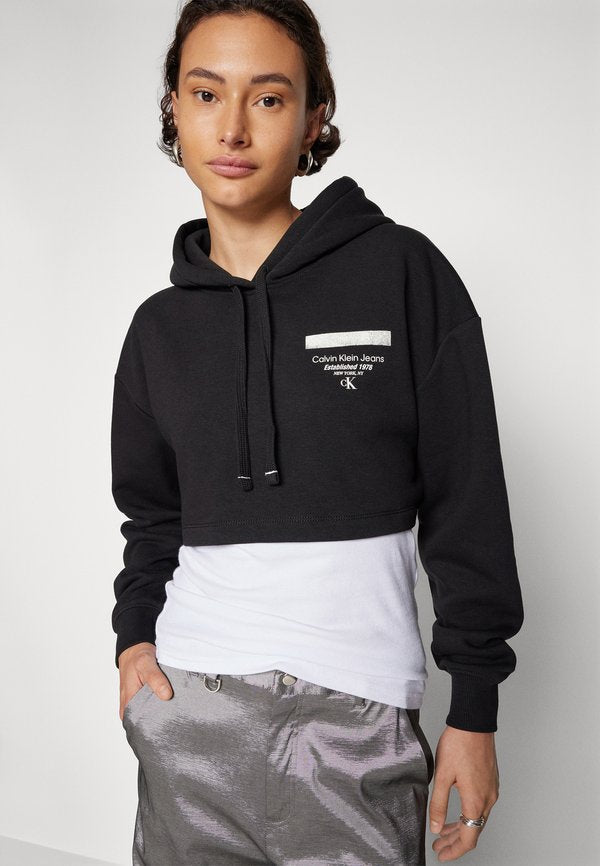 Calvin Klein Jeans STRIPE LOGO CROPPED
