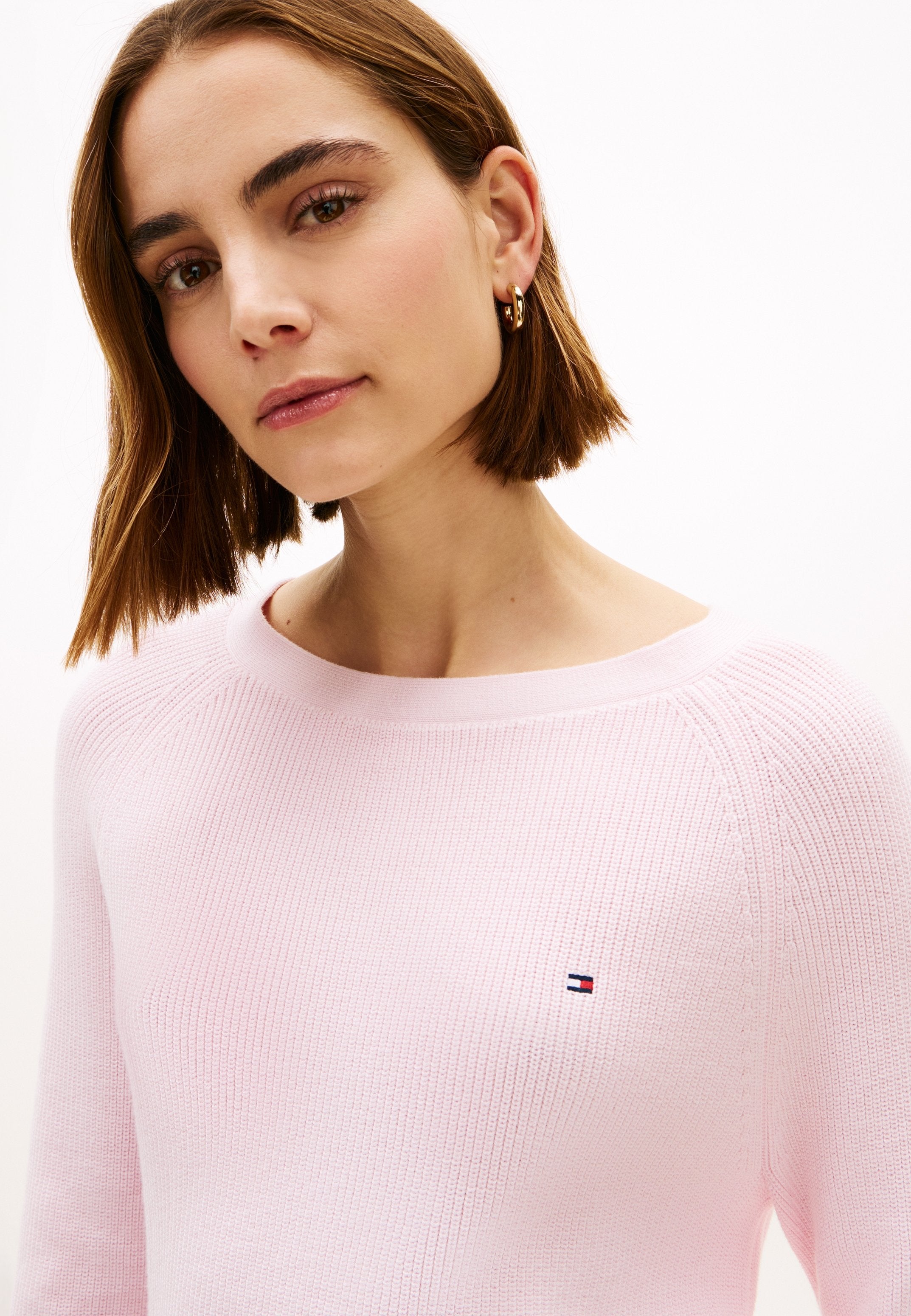 FINE KNIT BOAT NECK JUMPER Media 5