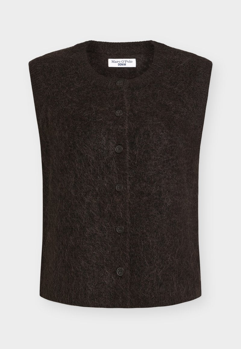 KNIT CARDIGANS SLEEVELESS Media 1