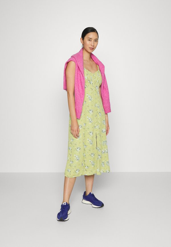 Abercrombie & Fitch BUTTON THROUGH SLIM MIDI