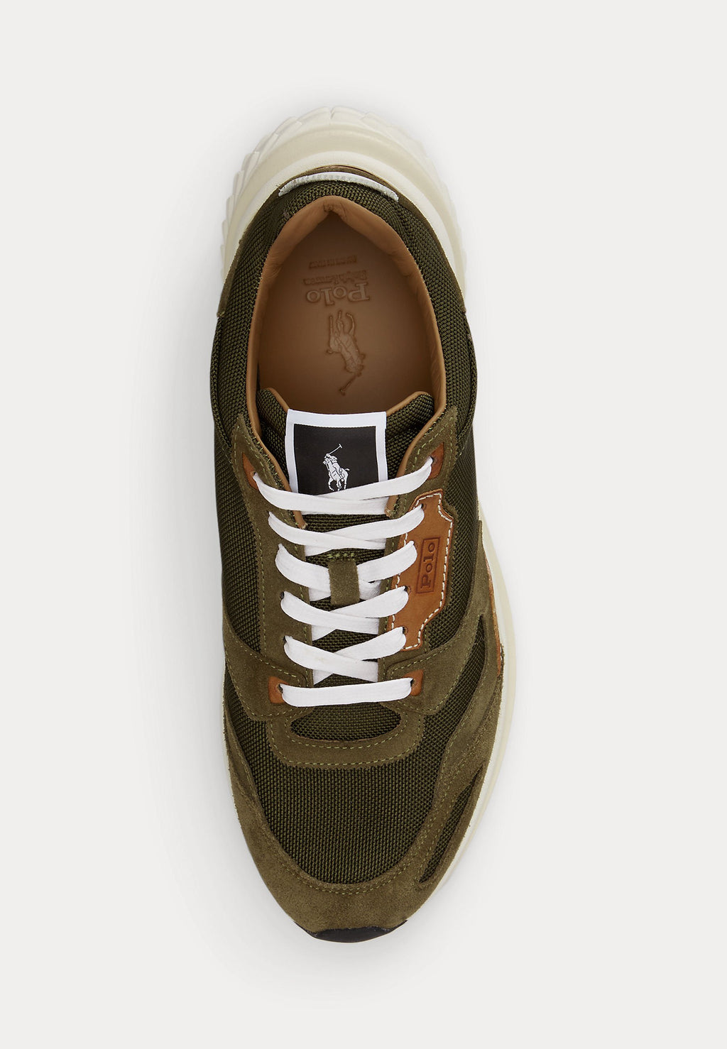 Polo Ralph Lauren MODERN TRAINER 200 SUEDE PANELED SNEAKER