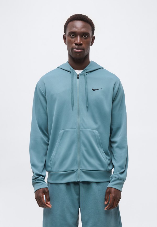 Nike Performance M NK DF UV FLEX FLC FZ HD - Zip-up sweatshirt - mineral slate/black