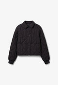 Calvin Klein Jeans SHORT QUILTED LINER - Light jacket - black