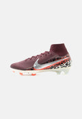 Nike Performance MERCURIAL SUPERFLY 10 ELITE UNITED FG UNISEX - Firm-ground football boots - burgundy crush/metallic silver-coloured/university red/fossil
