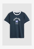 Levi's® FOOTBALL RINGER - Print T-shirt - dark blue