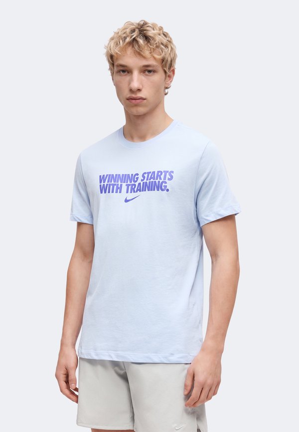 Nike Performance Sports T-shirt - hydrogen blue/persian violet