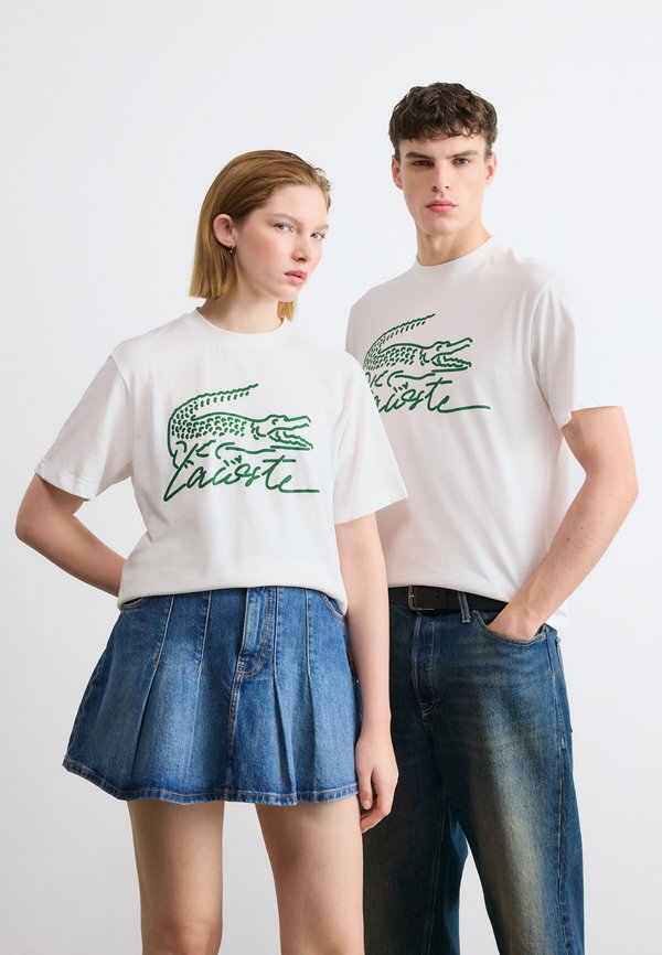 Lacoste UNISEX - Print T-shirt - white