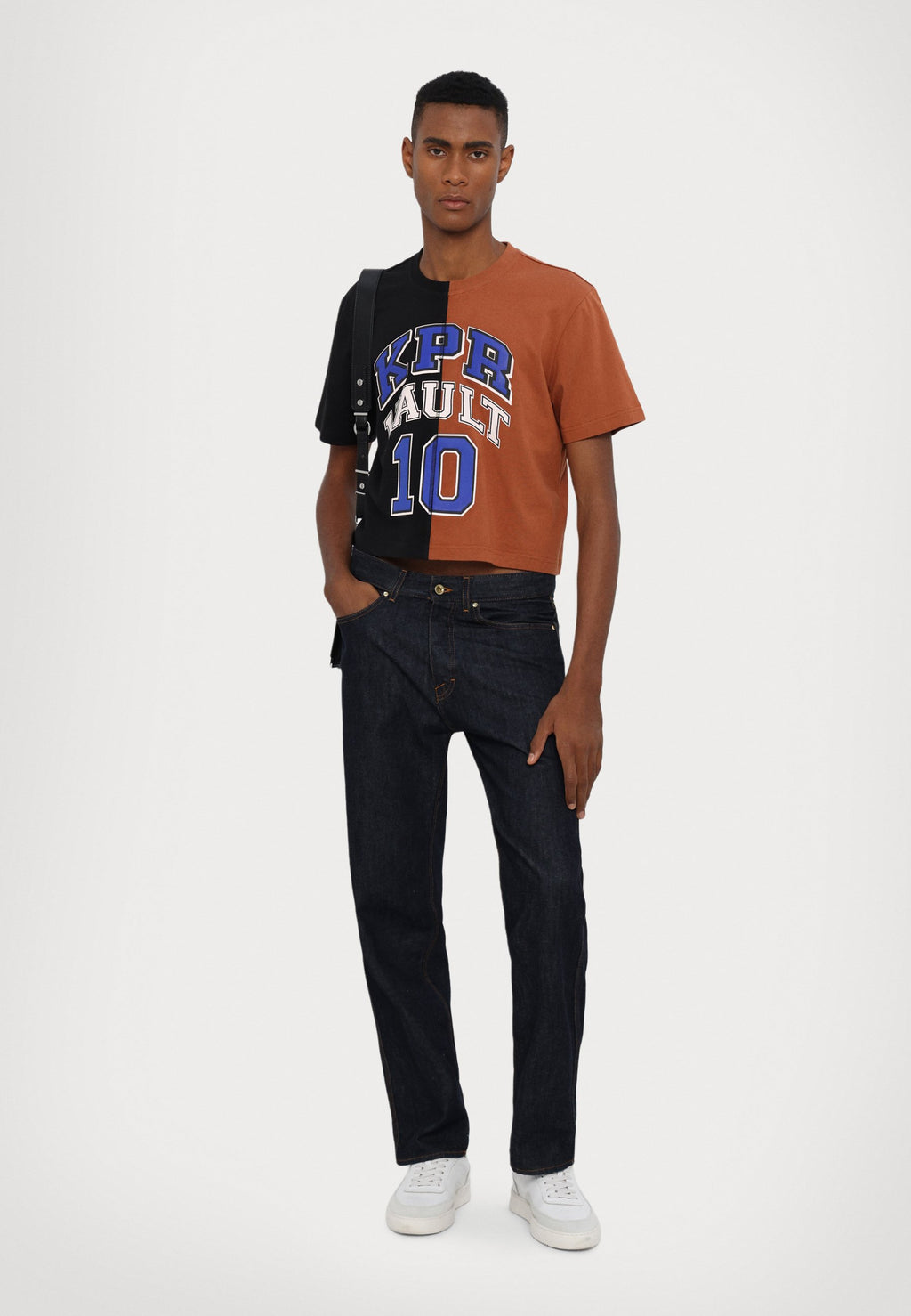 Dhruv Kapoor SPLIT CROPPED TEE UNISEX