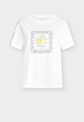TOM TAILOR T-SHIRT BASIC CREW NECK PRINT - Print T-shirt - off white