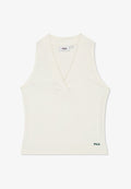 Fila APPAREL LUNATA GRAPHIC SLEEVELESS V-NECK - Top - egret