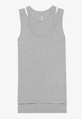 Even&Odd active DOUBLE LAYER FINE RIB SLEEVELESS TOP
