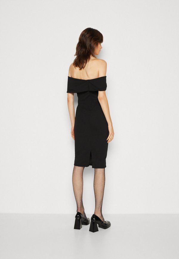 WAL G. ALIA OFF SHOULDER MIDI