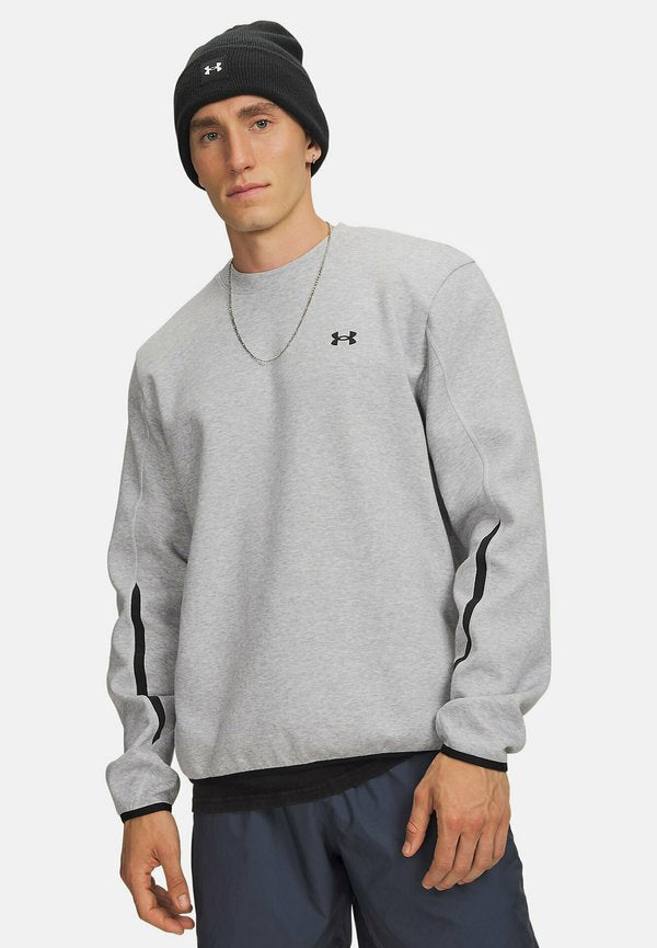 Under Armour UNSTOPPABLE FLEECE - Sweatshirt - mod gray light heather