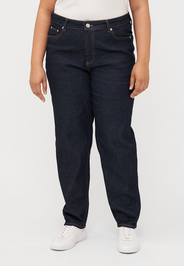Vero Moda Curve Mom fit VMCTESSA High rise - Mom Jeans - dark blue denim