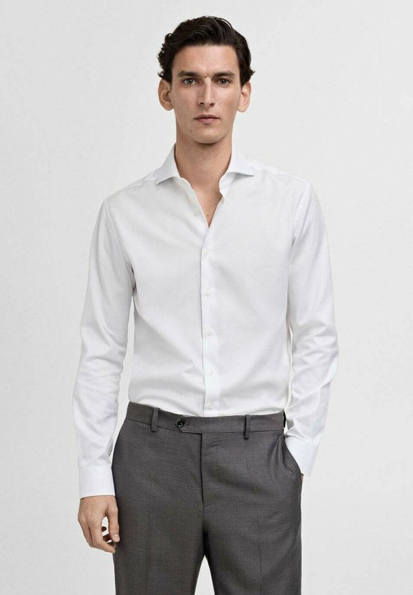 Mango Formal shirt - white