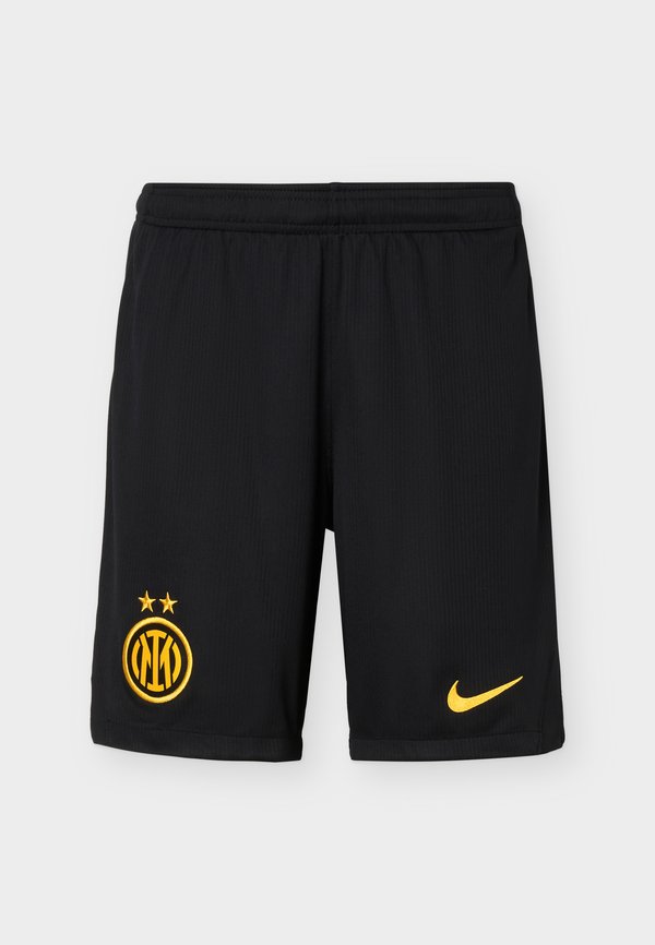 Nike Performance INTER MILAN STADIUM SHORT HOME - Sports shorts - black/university gold-coloured