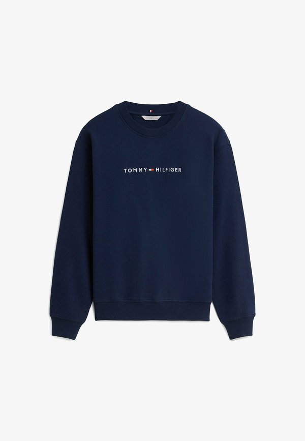 Tommy Hilfiger TOMMY HILFIGER ESSENTIAL TERRY RELAXED LOUNGE SWEATSHIRT - Pyjama top - dark blue