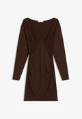 Bershka Shift dress - brown
