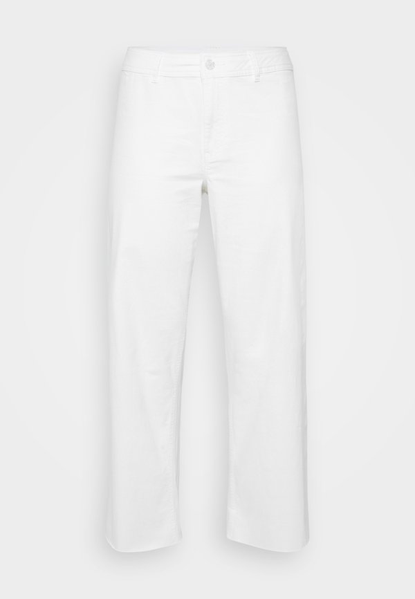 Vero Moda Curve VMCLARONE WIDE - Wide Leg - snow white