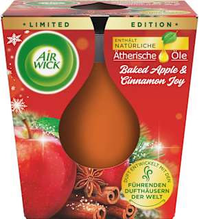 Duftkerze im Glas Baked Apple & Cinnamon Joy 105g AIR WICK