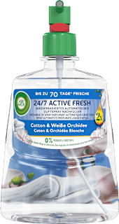 Lufterfrischer Active Fresh Cotton & Weiße Orchidee Nachfüllpack AIR WICK