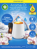Lufterfrischer Aroma-Öl Cotton & weiße Orchidee Starterset AIR WICK
