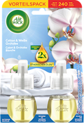 Lufterfrischer Duftstecker Cotton & Weiße Orchidee Nachfüllpack (2x19 ml) AIR WICK