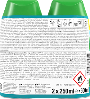 Lufterfrischer Freshmatic Tag am Meer Nachfüllpack (2x250 ml) AIR WICK