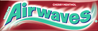 Kaugummi, Cherry Menthol, zuckerfrei Airwaves