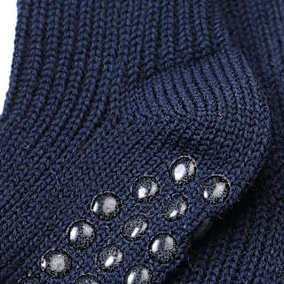 ABS Socken aus Bio-Wolle, blau, Gr. 19/22 ALANA