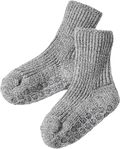 ABS Socken aus Bio-Wolle, grau, Gr. 23/26 ALANA