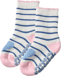 ABS Socken mit Herz-Motiv, weiß & blau, Gr. 23/26 ALANA