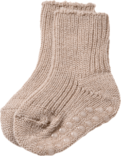 ABS Socken mit Wolle, braun, Gr. 19/22 ALANA