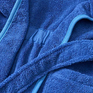 Bademantel aus Frottee, blau, Gr. 122/128 ALANA