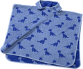 Badeponcho mit Dino-Muster, blau, Gr. 0, ca. 1-4 Jahre ALANA