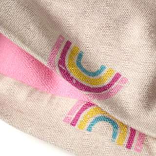 Beanie mit Regenbogen-Muster, beige, Gr. 54/55 ALANA