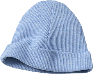 Beanie mit Ripp-Struktur, blau, Gr. 48/49 ALANA