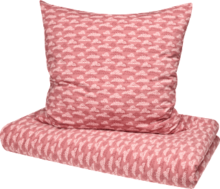 Bettwäsche mit Sträucher-Muster, rosa, 140x200 + 80x80 cm ALANA