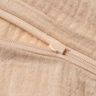 Bettwäsche-Set aus Musselin, beige, 135 x 200 + 80 x 80 cm ALANA