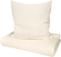 Bettwäsche-Set aus Musselin, ecru, 155 x 220 + 80 x 80 cm ALANA