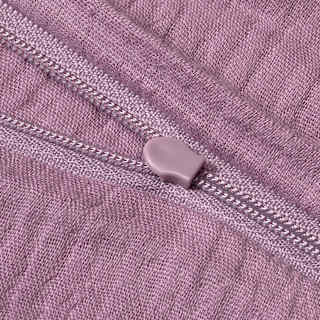 Bettwäsche-Set aus Musselin, mauve, 155 x 220 + 80 x 80 cm ALANA