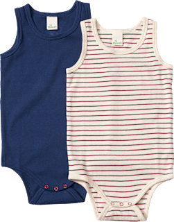 Bodys Ärmellos, blau, Gr. 98/104 ALANA