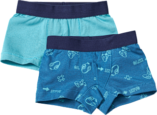 Boxershorts mit Game-Muster, blau, Gr. 98/104 ALANA