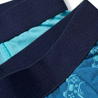Boxershorts mit Game-Muster, blau, Gr. 98/104 ALANA