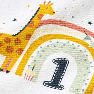 Geburtstags T-Shirt 1 Jahr, weiß, Gr. 86 ALANA