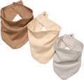 Halstücher, grau + beige + braun, ca. 38,5 x 16 cm ALANA