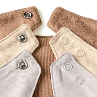 Halstücher, grau + beige + braun, ca. 38,5 x 16 cm ALANA