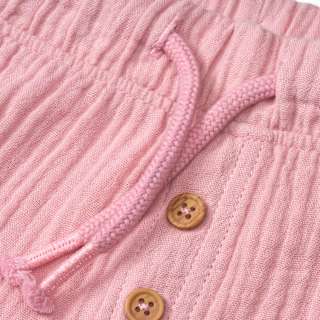 Hose aus Musselin mit Kordel, rosa, Gr. 104 ALANA